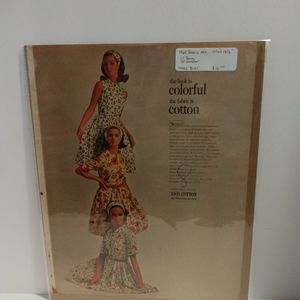 1965 vintage McCall's Ad. 2 pages.